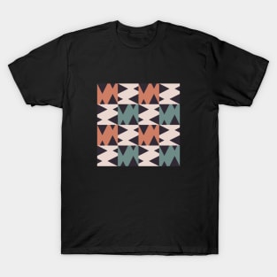 Abstract triangle zigzag pattern T-Shirt